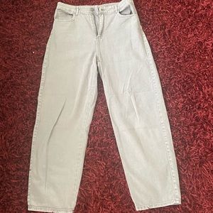 H&M Grey Baggy Jeans size 6